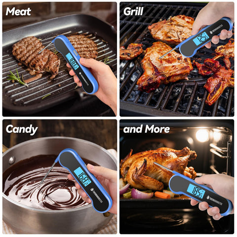 ThermoMonster uso versatil en parrilla, horno y asados