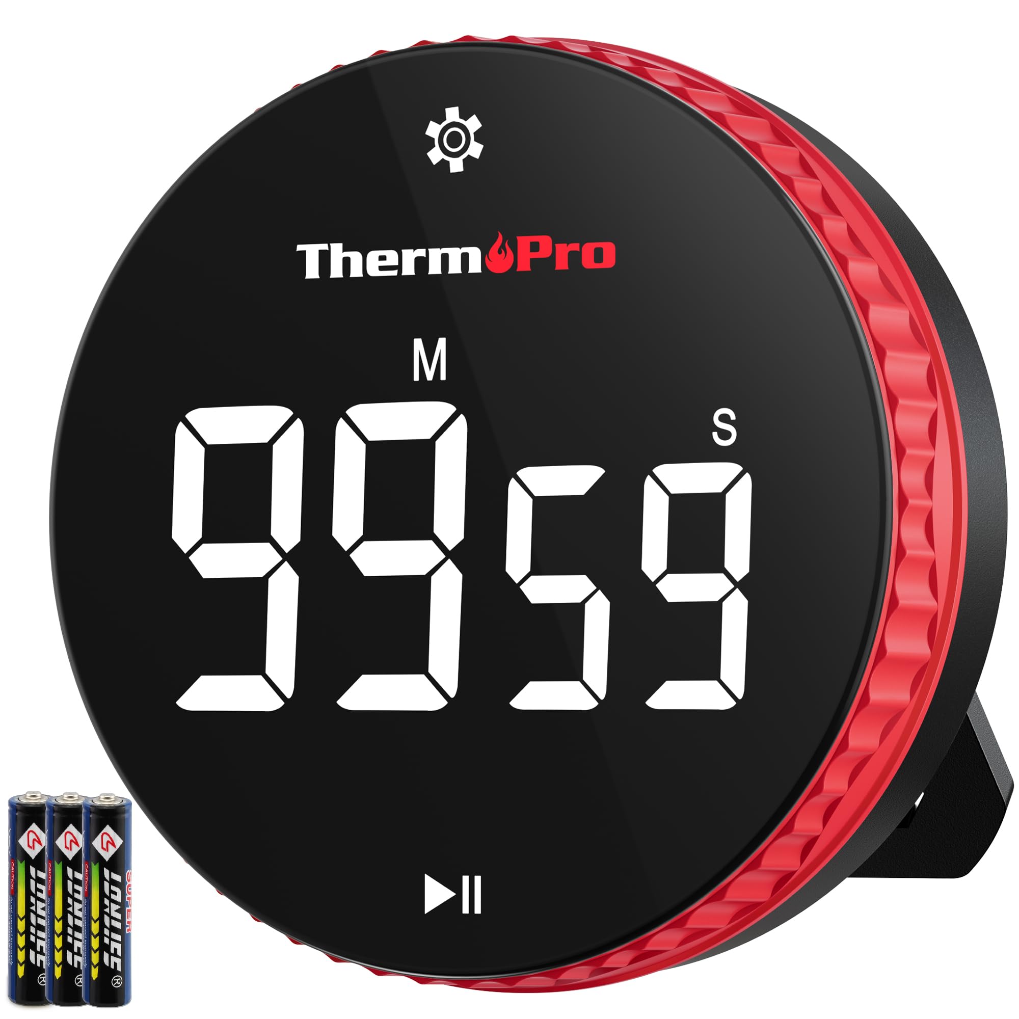 ThermoPro temporizador 99horas imantado, lectura clara para cocina y taller