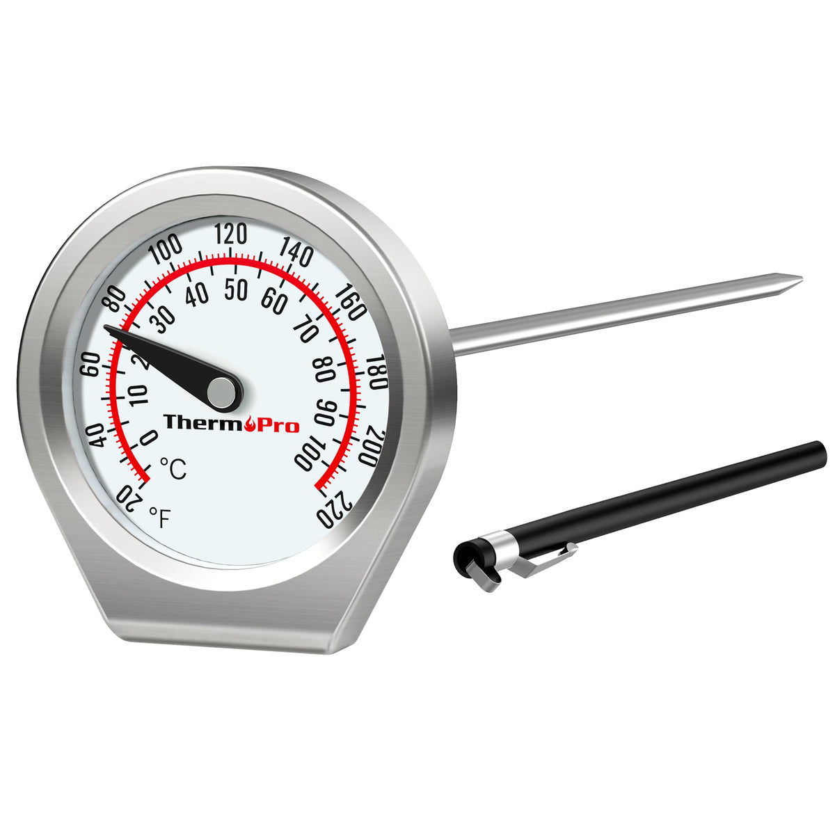 ThermoPro termómetro de dial con lectura instantánea para carne, precisión rápida.