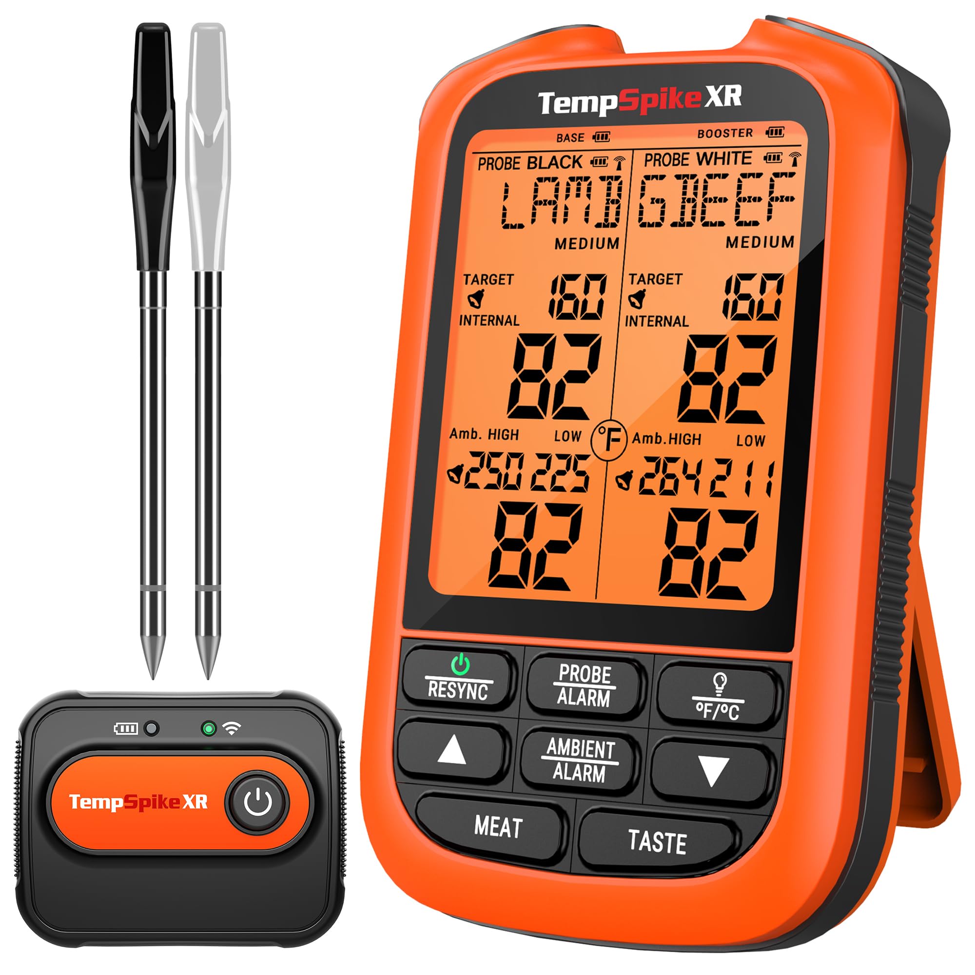 ThermoPro TempSpike con pantalla grande para lectura rápida de dos temperaturas