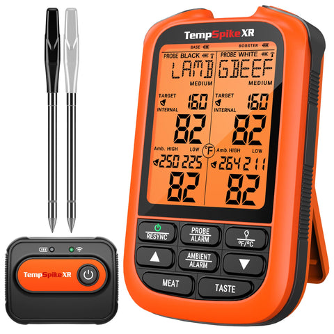 ThermoPro TempSpike con pantalla grande para lectura rápida de dos temperaturas