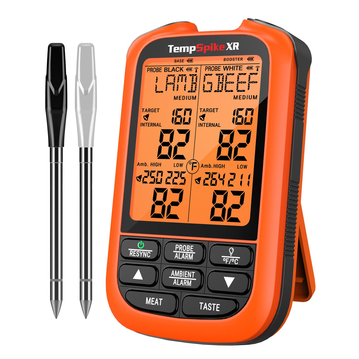 ThermoPro TempSpike muestra la temperatura de carne sin cables a hasta 1000 pies.