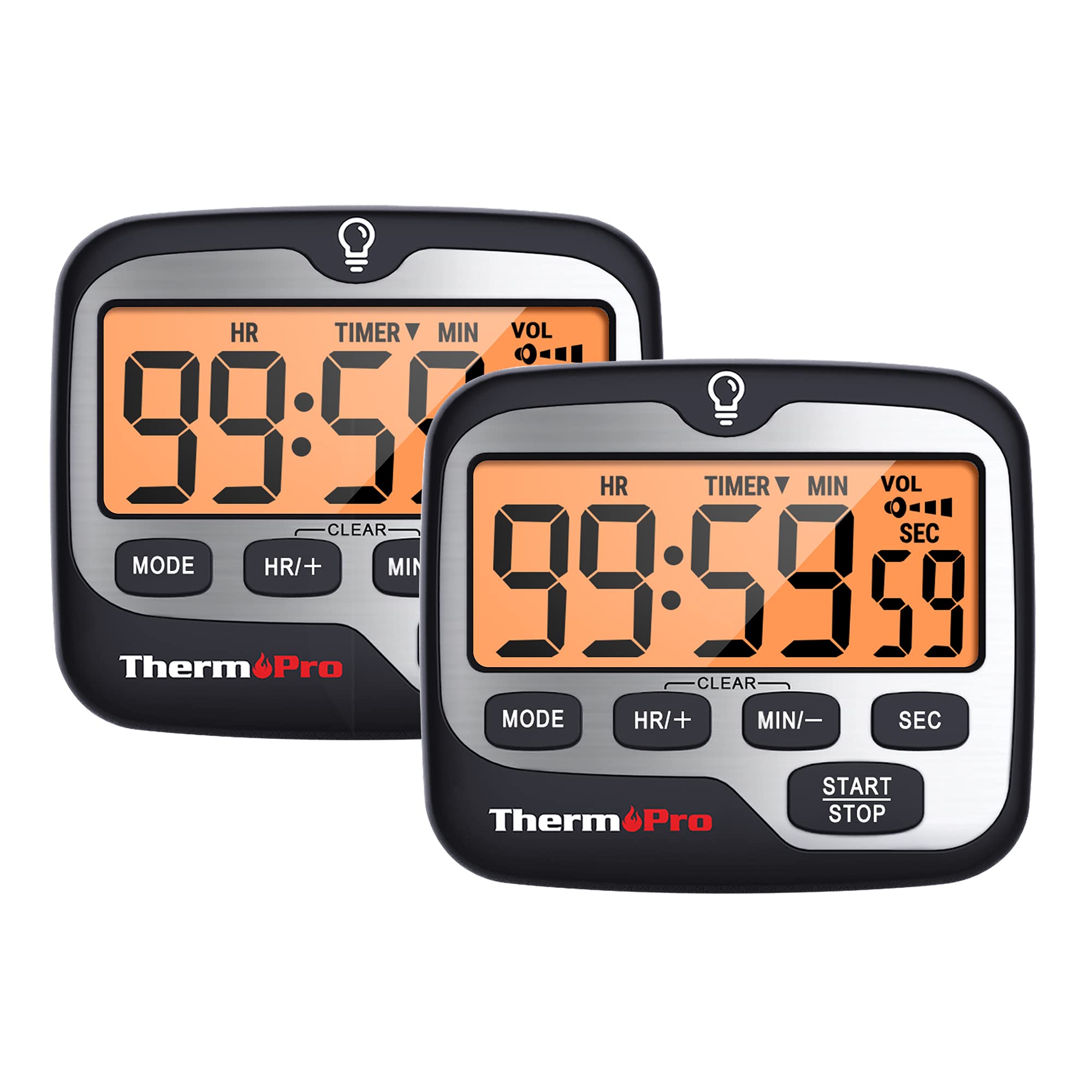 ThermoPro TM01 temporizador de cocina con conteo para controlar la cocción