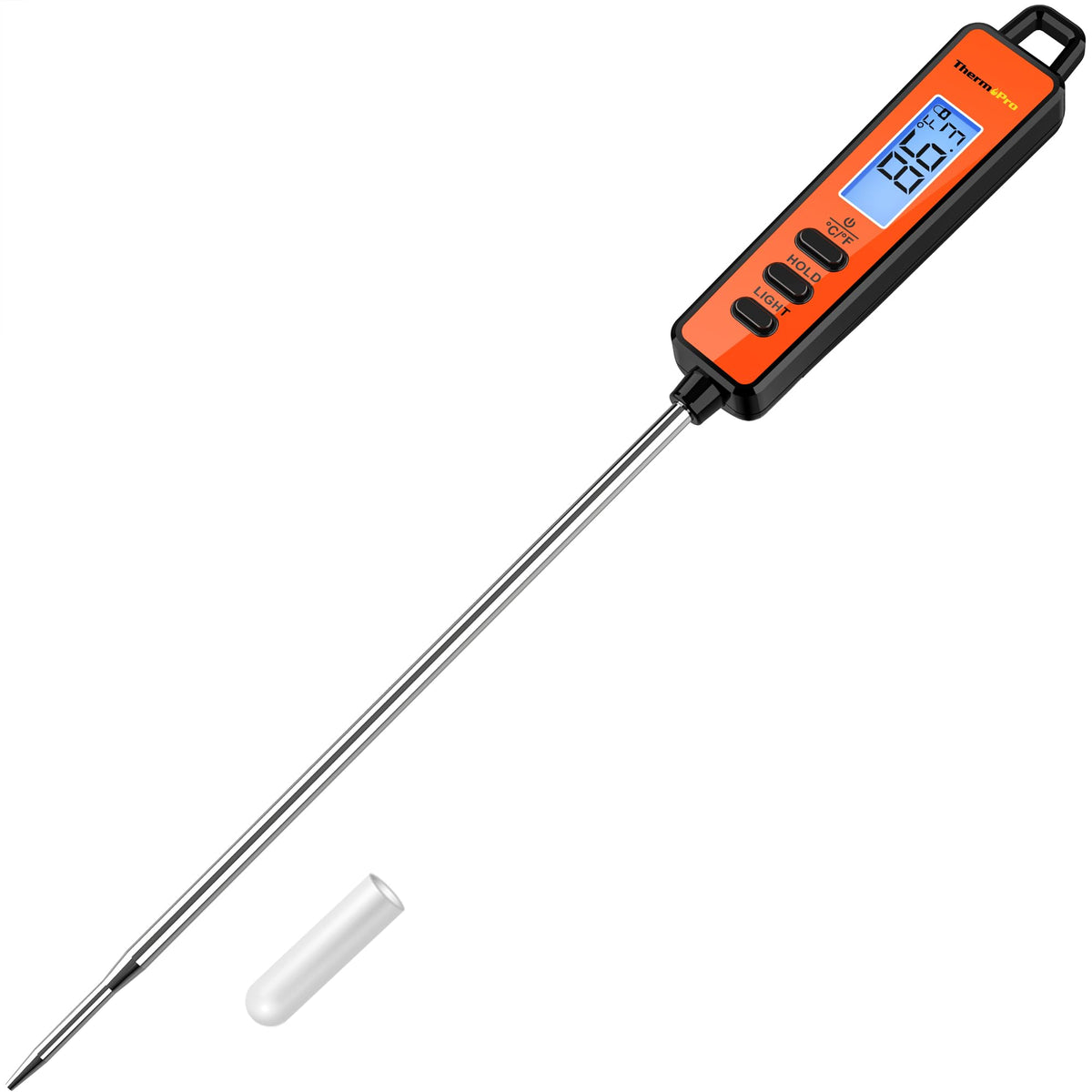 ThermoPro TP01A con sonda larga de 5,3 pulgadas para mediciones seguras