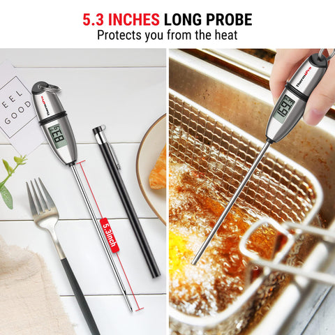 ThermoPro TP02S lectura rápida en segundos para pan y carnes.