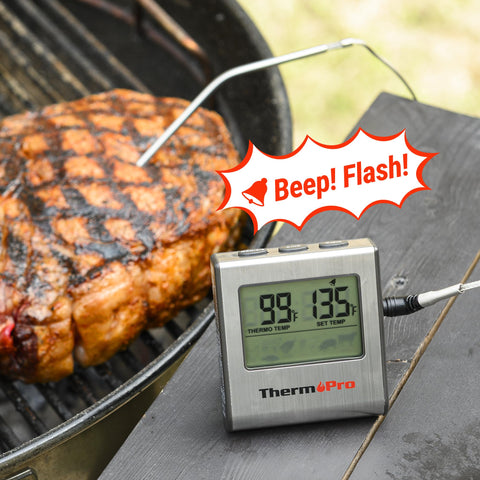 ThermoPro TP16 diseño resistente para uso diario en cocina y barbacoa.