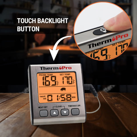 Almacenamiento magnético del ThermoPro TP16S y soporte práctico