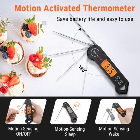 ThermoPro TP19H lectura ultrarrápida en segundos para carnes jugosas.