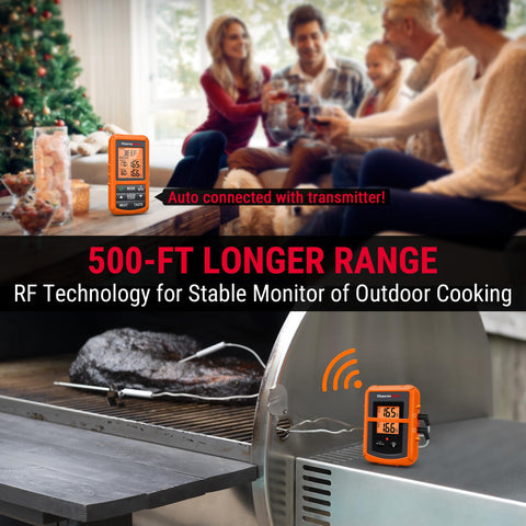 ThermoPro TP20 con dos sondas de alimentos para lecturas rápidas