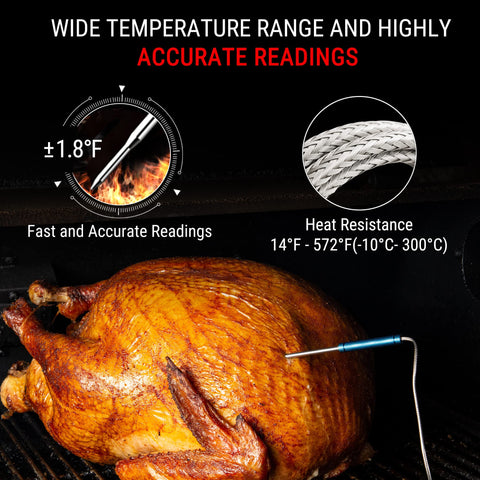 ThermoPro TP27 alarma de temperatura con vibración y parpadeo