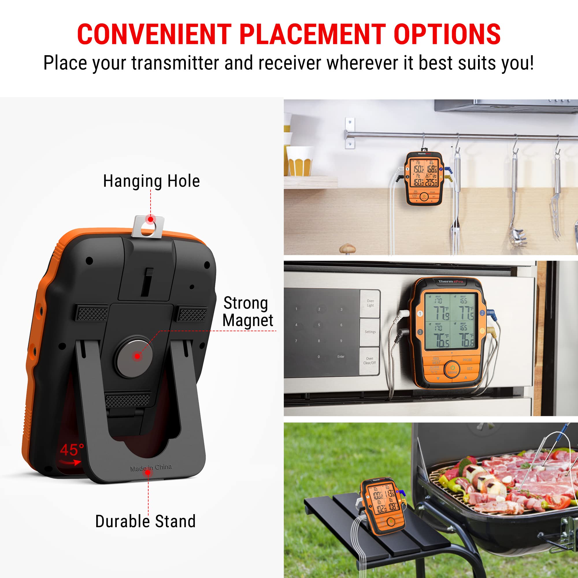 ThermoPro TP27 configuración preconfigurada para uso rápido