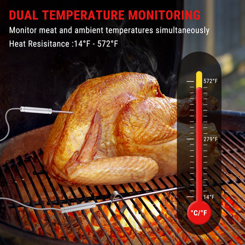 ThermoPro TP28 transmisor independiente para uso cercano sin receptor.