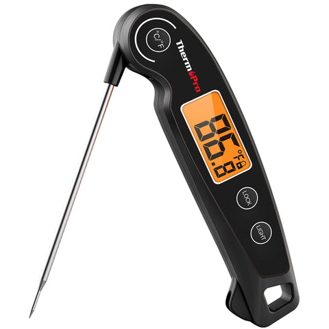 ThermoPro TP605 con pantalla grande para lectura rápida de temperatura en la cocina.