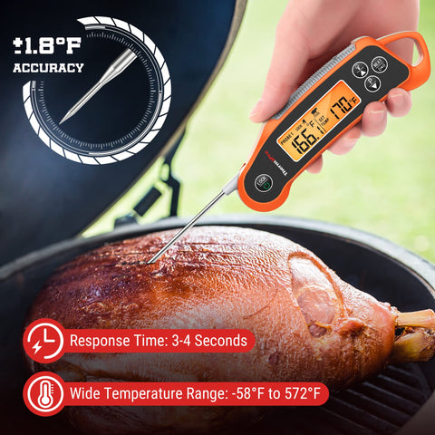 ThermoPro TP710 alarma preajustes USDA para cocinar con seguridad