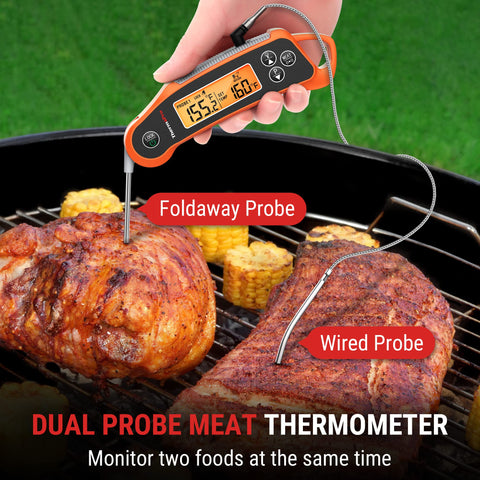 ThermoPro TP710 doble sondas para monitorear dos alimentos simultáneamente