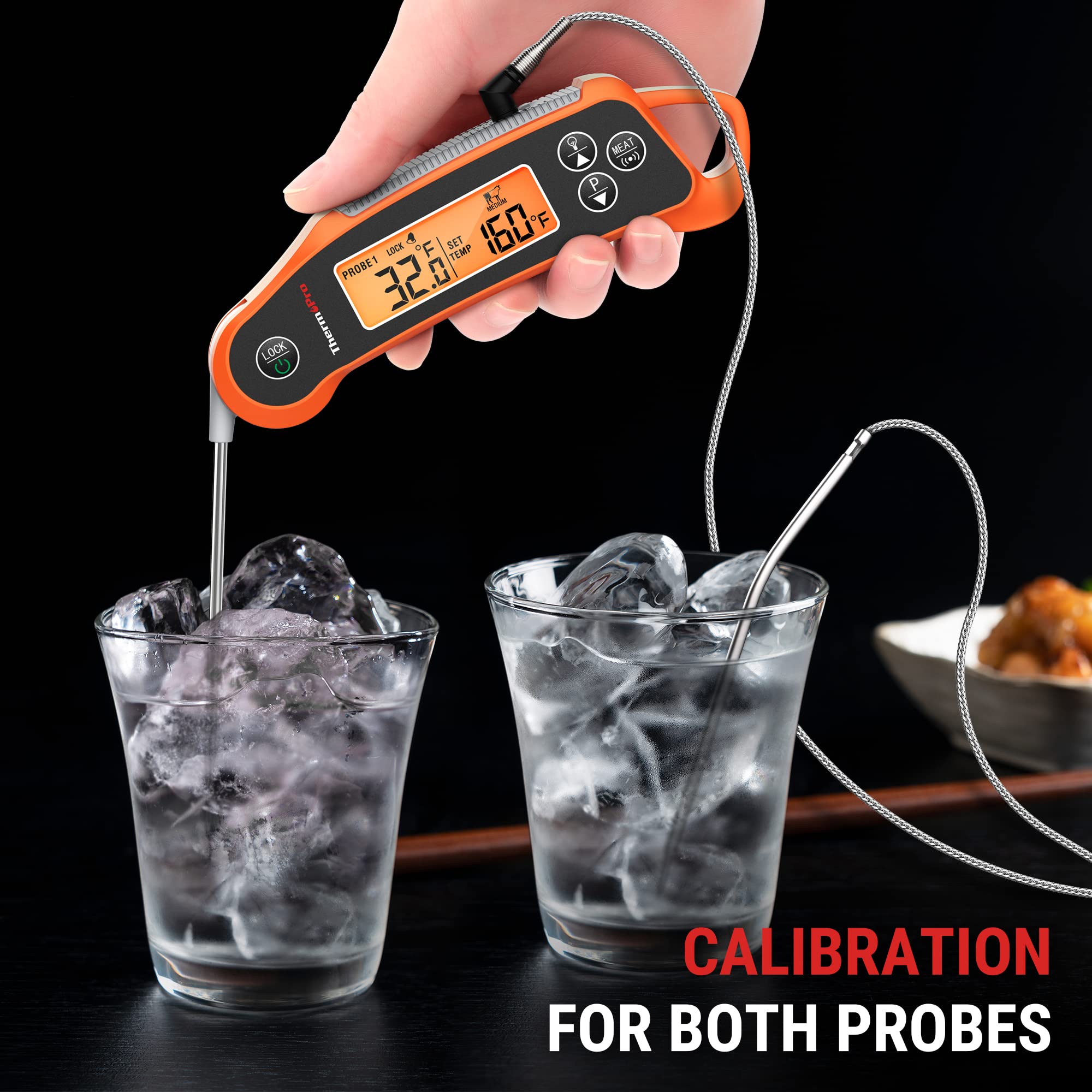 ThermoPro TP710 diseño IP65 impermeable y fácil lavado