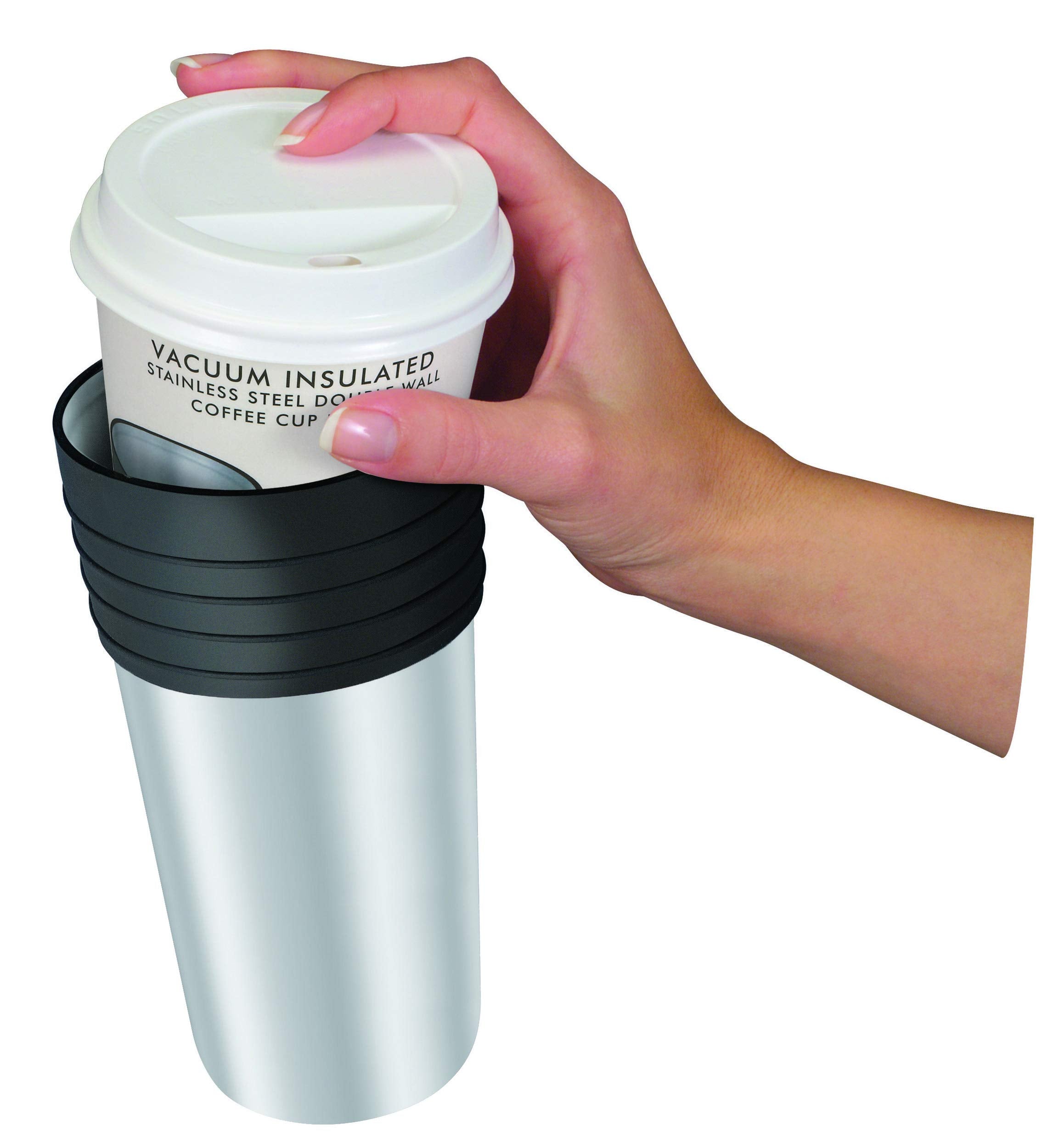 Thermos compatibilidad portavasos auto: cabe en la mayoría de portavasos para coche.