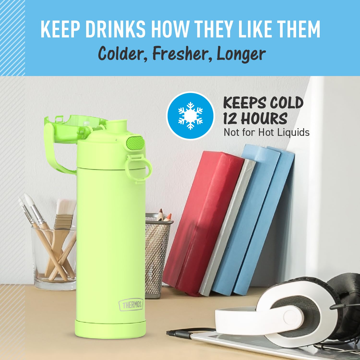 Thermos Funatainer uso diario en casa, escuela y salidas al aire libre
