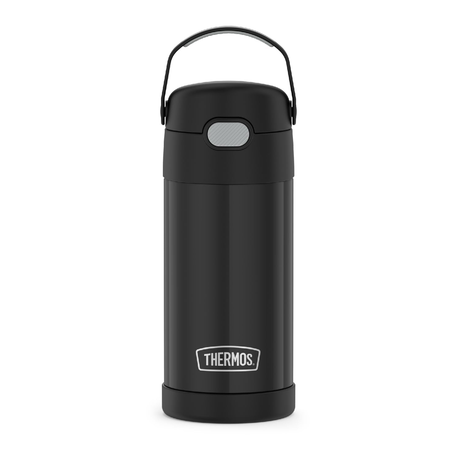 THERMOS FUNTAINER botella negra de 12 oz que mantiene la bebida fría todo el día