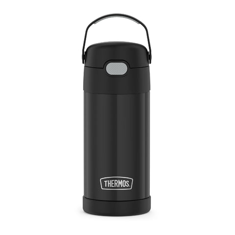 THERMOS FUNTAINER botella negra de 12 oz que mantiene la bebida fría todo el día