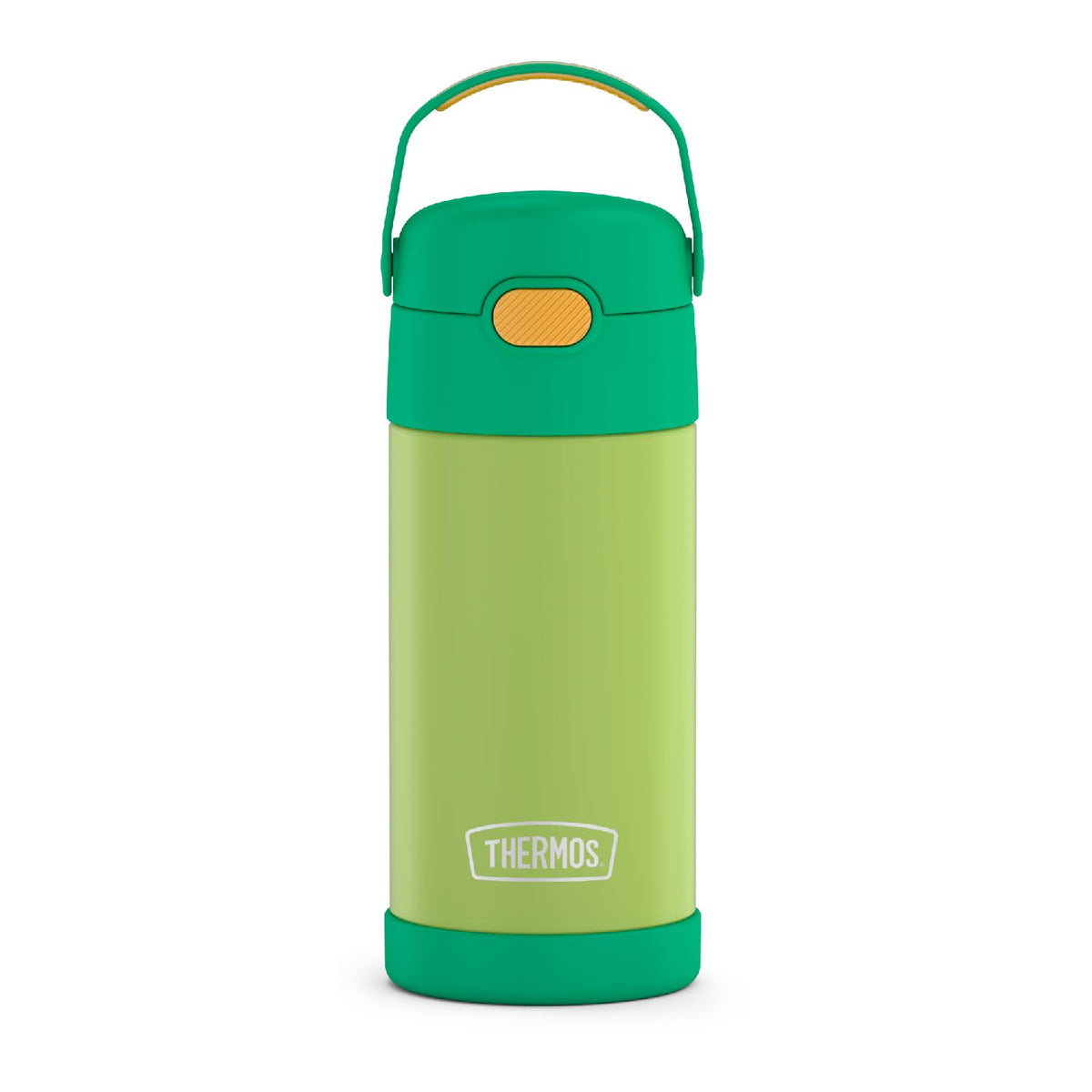 THERMOS FUNTAINER para niños con pajita, botella de 12 onzas, mantiene bebidas frías durante horas.