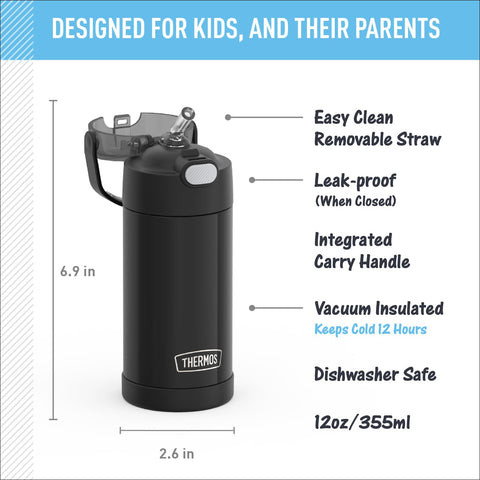 THERMOS FUNTAINER tapa con asa suave para llevar fácilmente