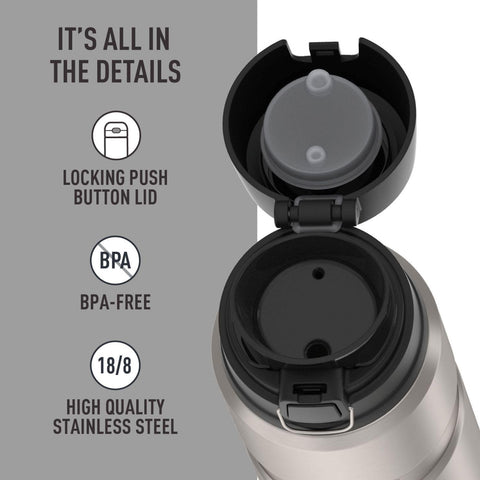 Construcción de acero 18/8 resistente de THERMOS para uso intensivo