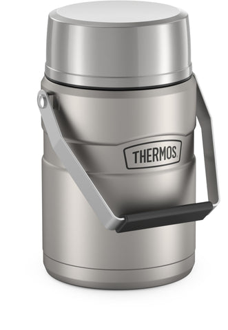 THERMOS tarro frontal mate mostrando diseño y capacidad, fácil transporte