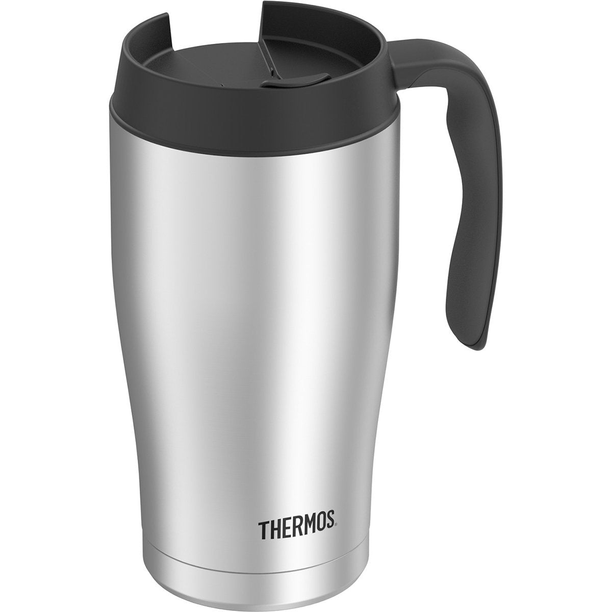 THERMOS Tapa abatible ergonómica facilita abrir y limpiar.