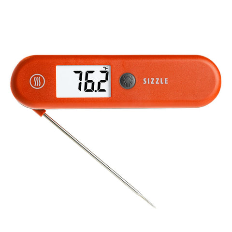 ThermoWorks SIZZLE muestra lectura instantánea para carne en segundos.