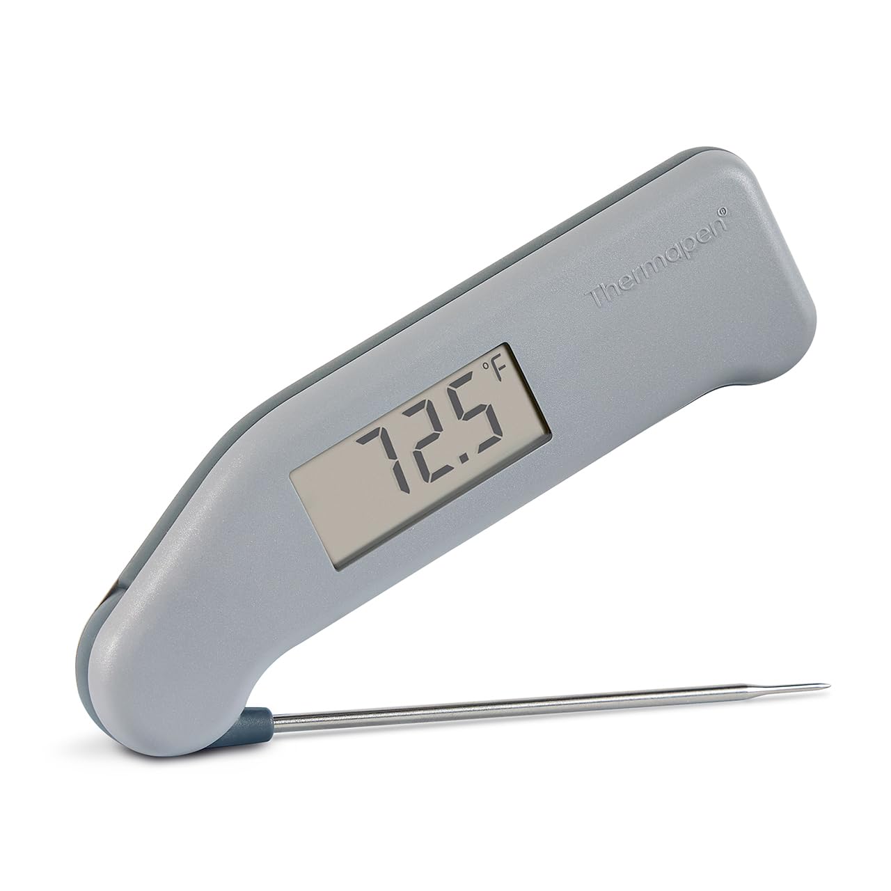 ThermoWorks Thermapen ofrece lectura instantánea para cocción precisa.