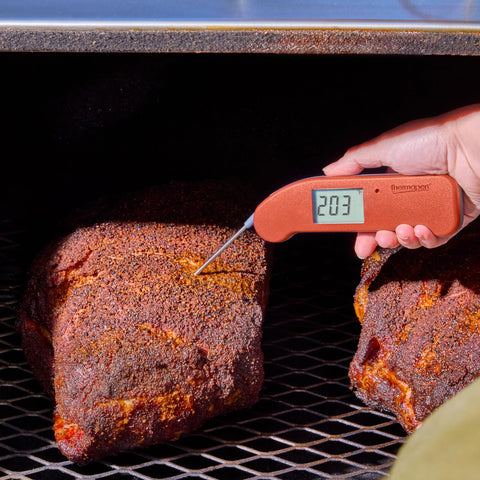 Thermapen ONE con calibración rastreable a NIST para lecturas precisas.