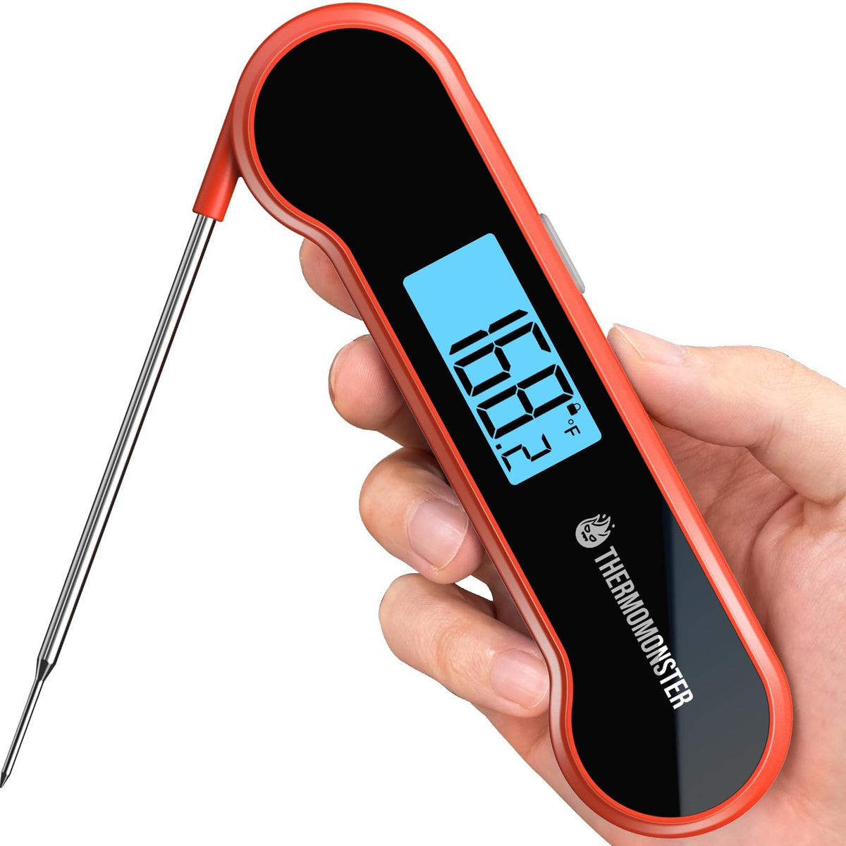 ThermoMonster termómetro carne rápido para una lectura precisa.