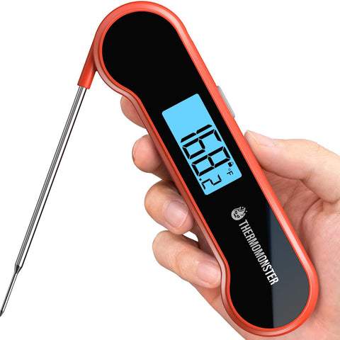 ThermoMonster termómetro carne rápido para una lectura precisa.
