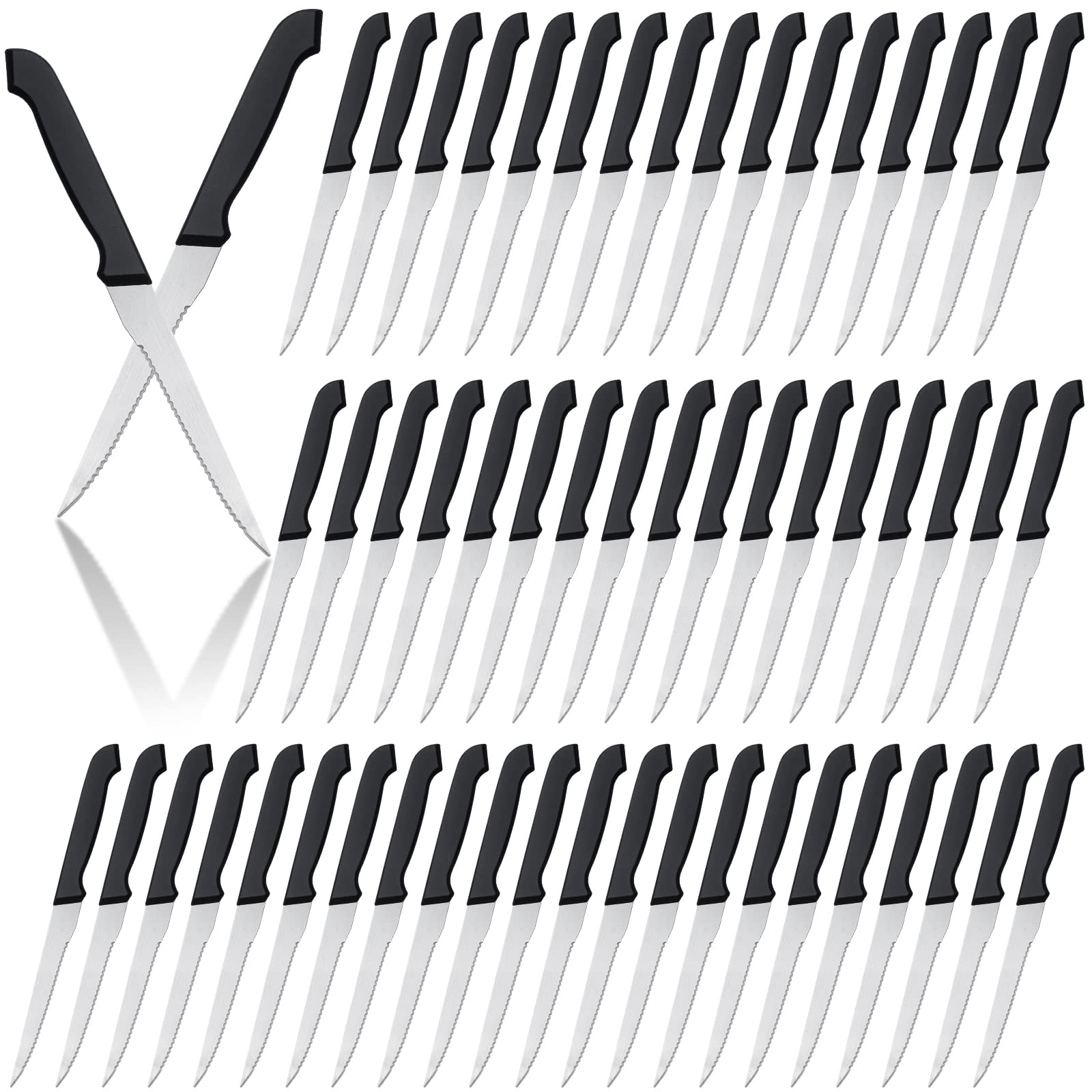 Therwen cuchillo bistec serrado de 8,8 pulgadas para cortes precisos