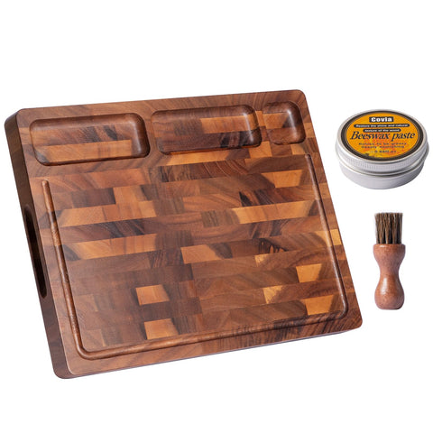 La tabla de corte thetchry de nogal regalo ideal en caja.