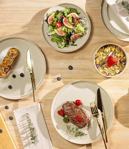 TheTerra tazones de cereal 5,5 pulgadas, aptos para desayunos ordenados