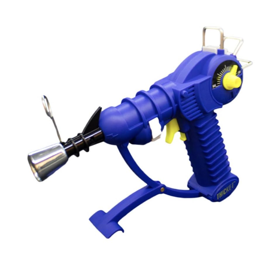 Raygun con flama ajustable para calor preciso en cocina, camping y manualidades.