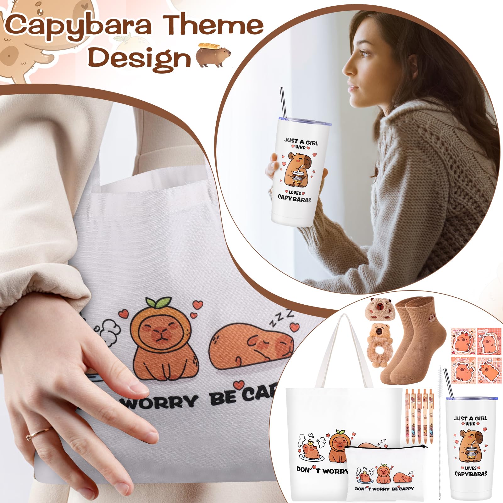 Llavero THIRDCUP Capybara decorativo y práctico para llaves