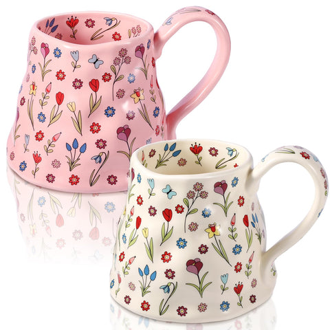 Taza THIRDCUP grande de cerámica de 20 onzas para bebidas abundantes y confortables.