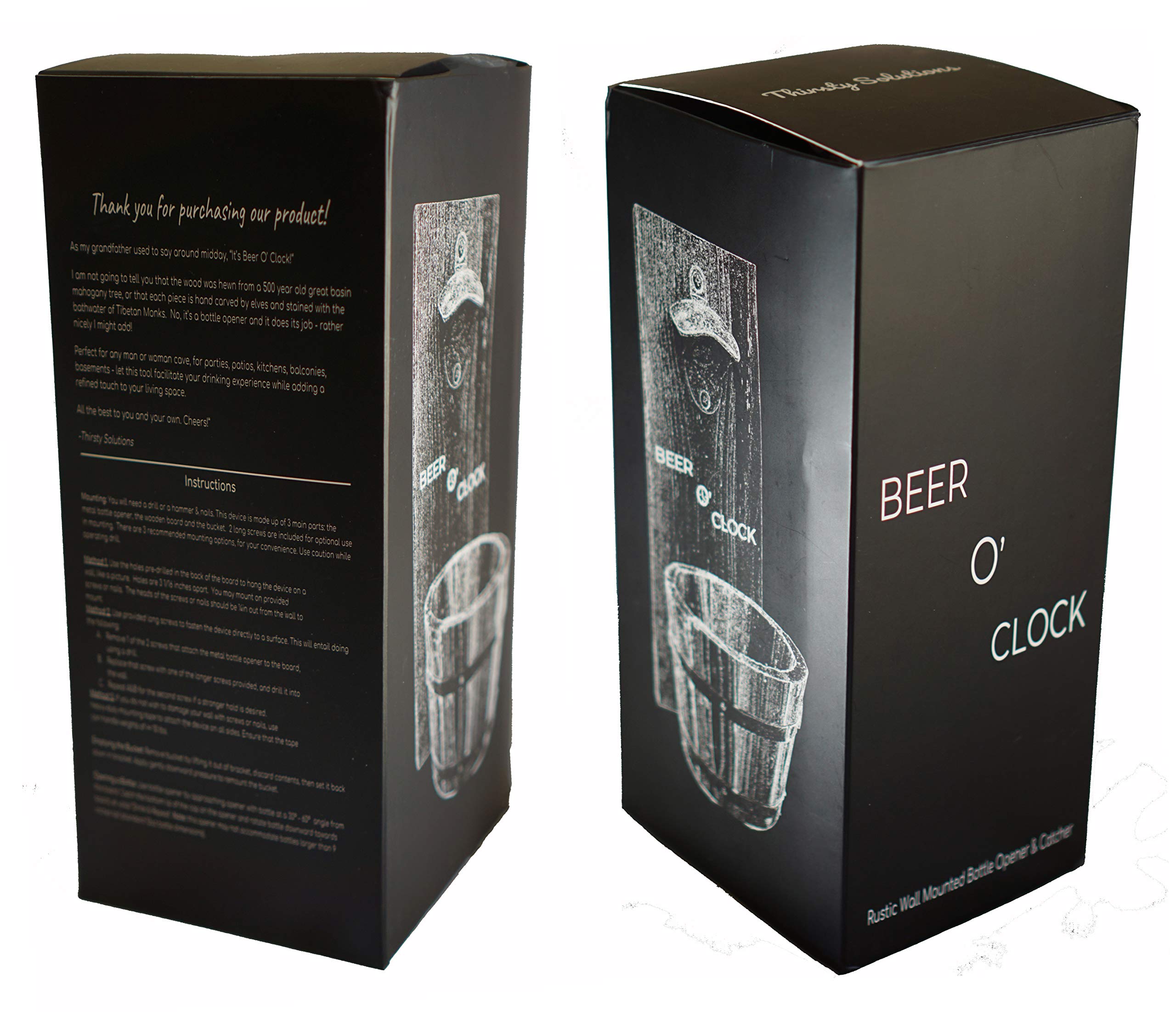 Thirsty Solutions Hora de la cerveza regalo único para amantes cerveceros