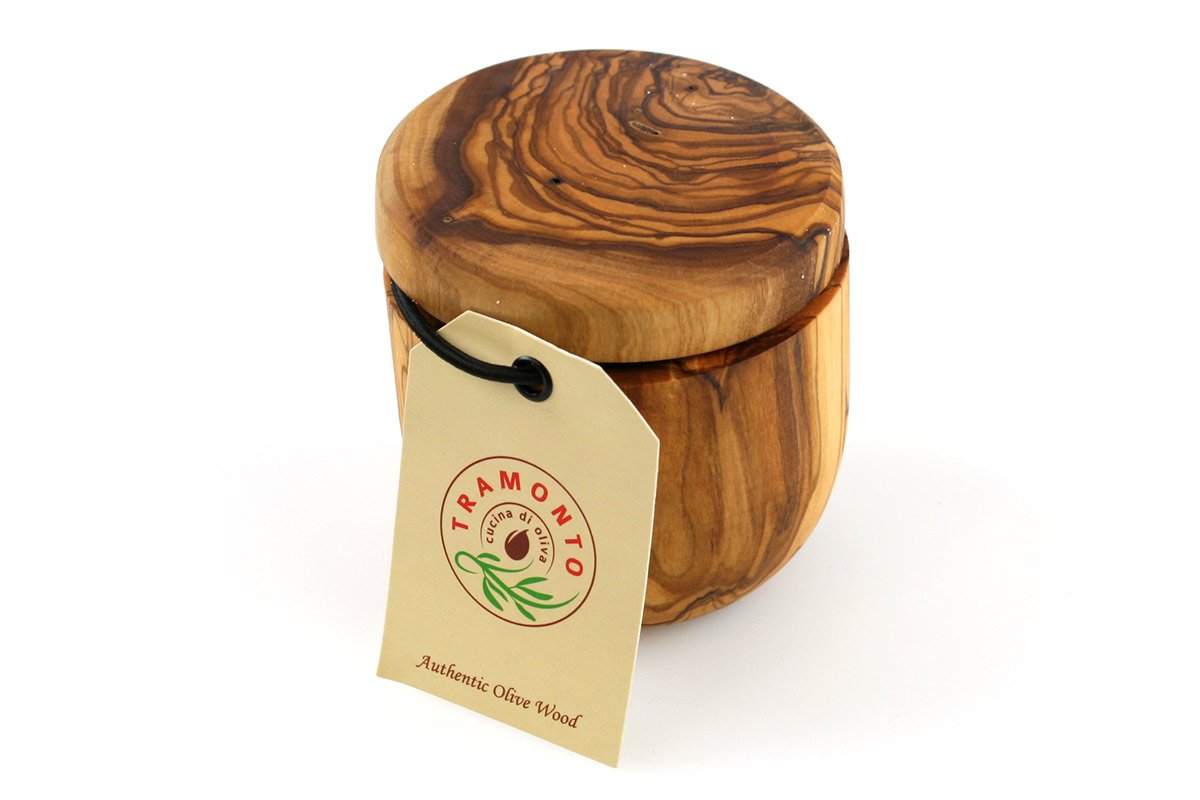 Thirteen Chefs Tramanto acabado natural de madera de olivo