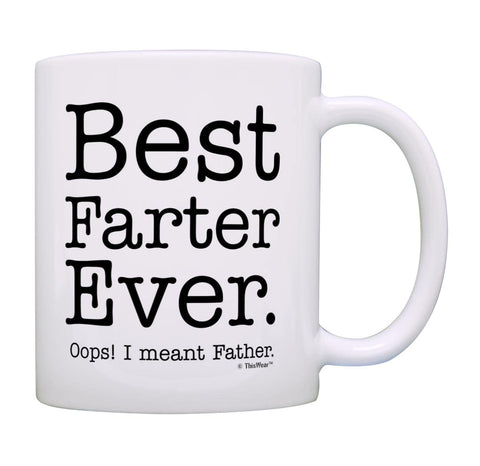 Taza ThisWear para papá, vista frontal, ideal para café matutino.