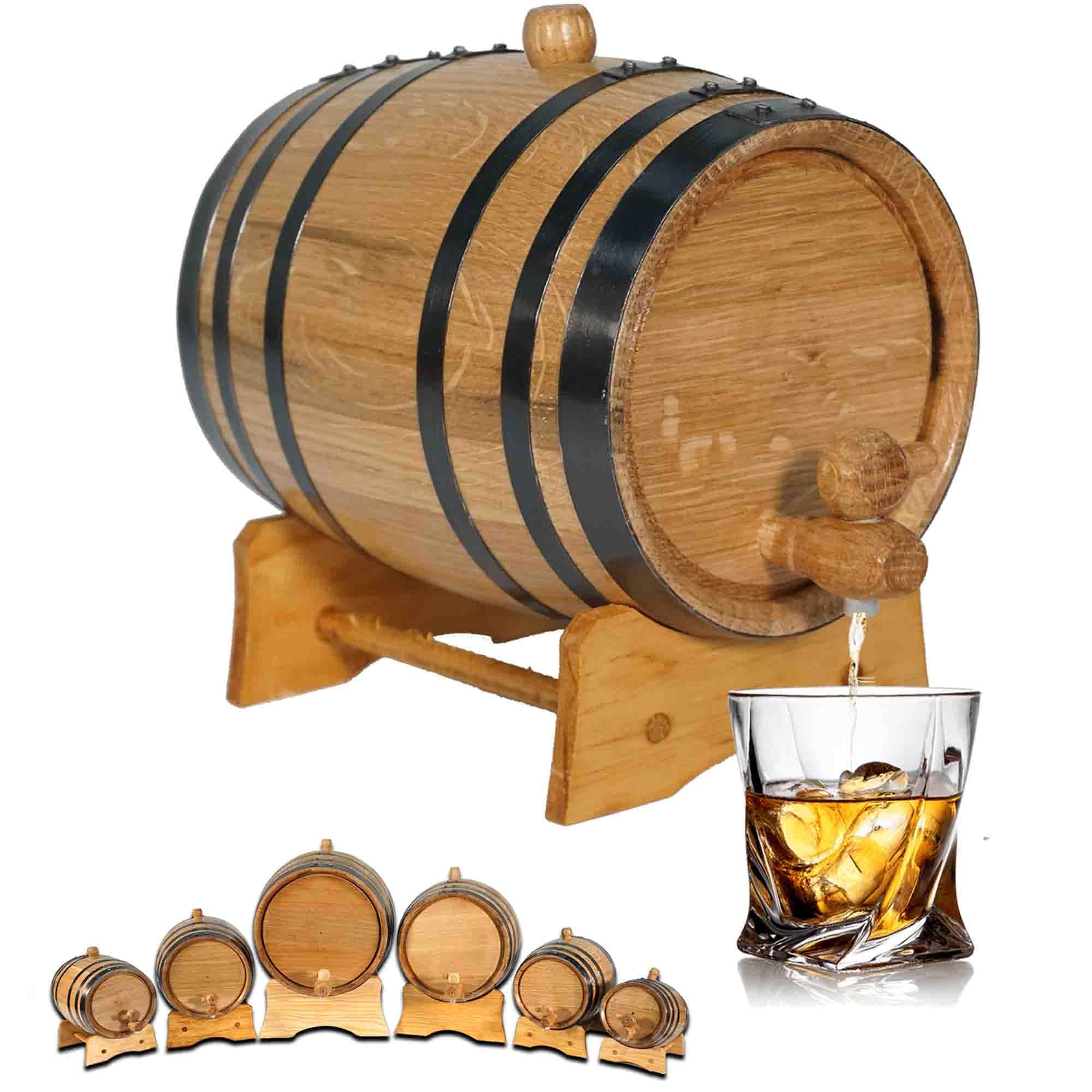 THOUSAND OAKS BARREL 2L: barril completo con soporte para envejecimiento en casa