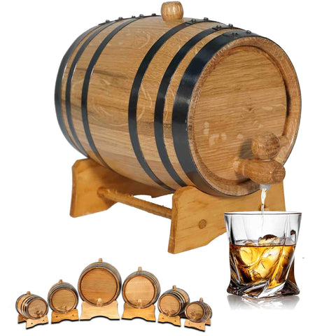 THOUSAND OAKS BARREL 2L: barril completo con soporte para envejecimiento en casa