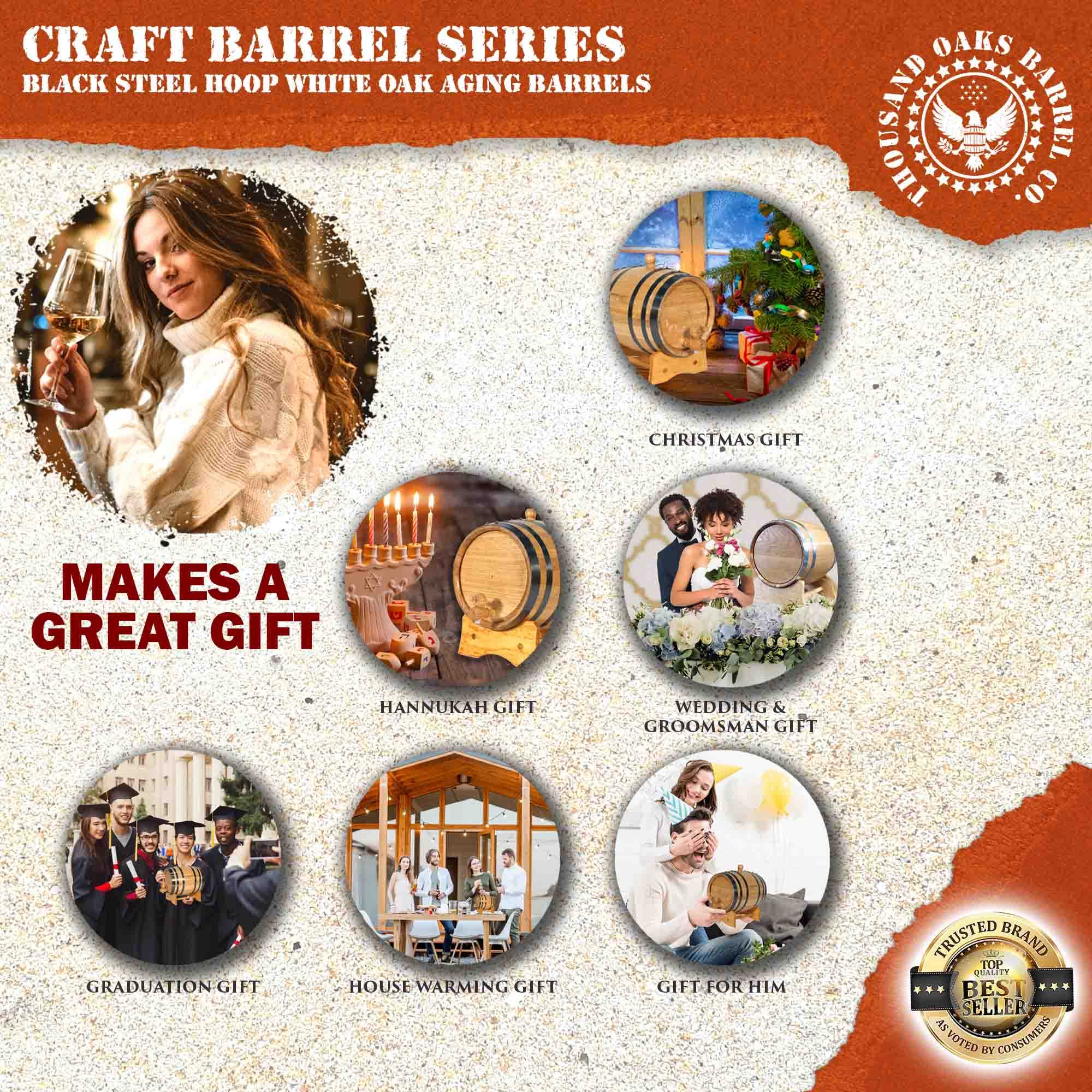 THOUSAND OAKS BARREL envejecimiento rápido en casa para licores