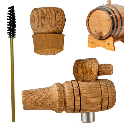 Grifo de madera THOUSAND OAKS BARREL para verter con control suave