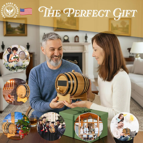 Contenido del kit de THOUSAND OAKS BARREL: barril, grifo y manual.