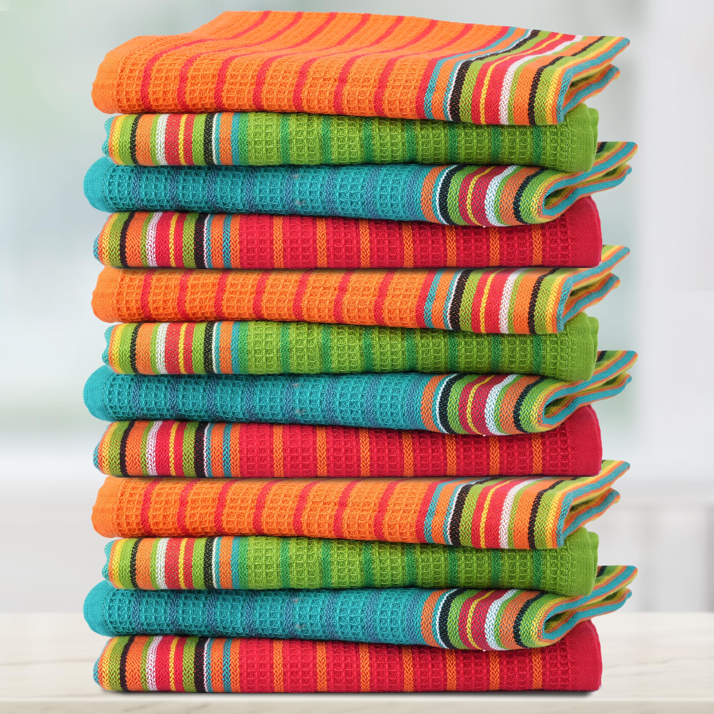 Thread Spread toallas de cocina absorción superior para secar utensilios rápidamente.