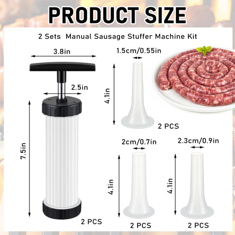 Threlaco tubos de llenado de 15, 19 y 23 mm para embutidos caseros.